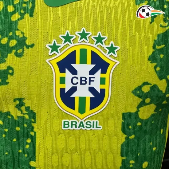 Camisa Versão Jogador Brasil 2026 Edição Especial Amarelo/Verde