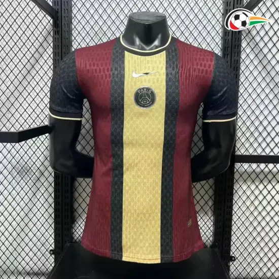 Camisa Versão Jogador PSG 2026/2027 Edição Especial Vermelho/Amarelo/Preto