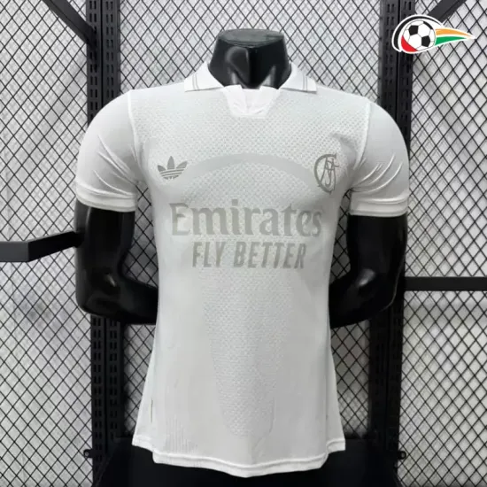 Camisa Versão Jogador Real Madrid 125 Edição De Aniversário 2026/2027 Branco