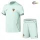 Camisa Reserva Infantil Francia Copa do Mundo 2026 Verde Menta
