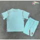 Camisa Reserva Infantil Francia Copa do Mundo 2026 Verde Menta