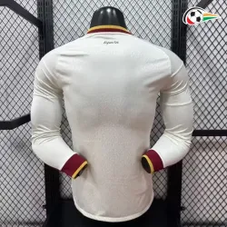 Camisa Reserva Versão Jogador España Copa do Mundo 2026 Branco/Vermelho Manga Longa