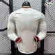 Camisa Reserva Versão Jogador España Copa do Mundo 2026 Branco/Vermelho Manga Longa