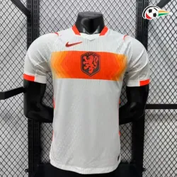 Camisa Reserva Versão Jogador Holanda Copa do Mundo 2026 Branco