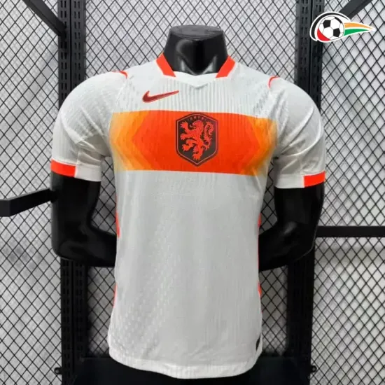 Camisa Reserva Versão Jogador Holanda Copa do Mundo 2026 Branco