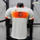 Camisa Reserva Versão Jogador Holanda Copa do Mundo 2026 Branco