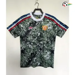 Camisa Manchester United x Stone Roses 2026/2027 Edição Especial Cinza/Verde
