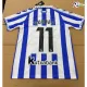Camisa Retrô GUEDES 11 Real Sociedad 2025/2026 Azul/Branco
