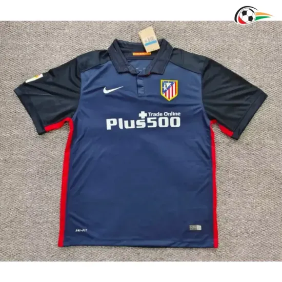 Camisa Retrô Reserva Atletico de Madrid 2015/2016 Azul Marinho