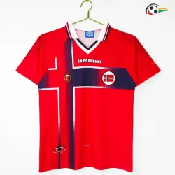 Camisa Retrô Titular Noruega 1998 Vermelho
