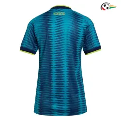 Camisa Reserva Versão Feminina Colombia Copa do Mundo 2026 Azul