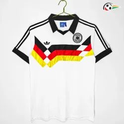 Camisa Retrô Titular Alemanha 1988/1989 Branco