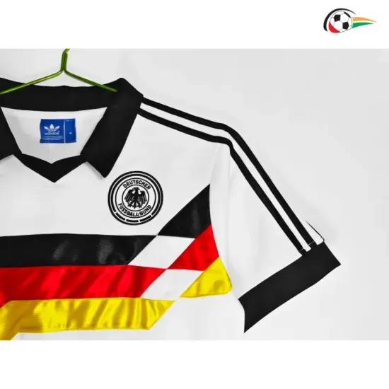 Camisa Retrô Titular Alemanha 1988/1989 Branco