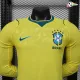 Camisa Titular Versão Jogador Brasil Copa do Mundo 2026 Amarelo Manga Longa