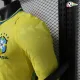 Camisa Titular Versão Jogador Brasil Copa do Mundo 2026 Amarelo Manga Longa