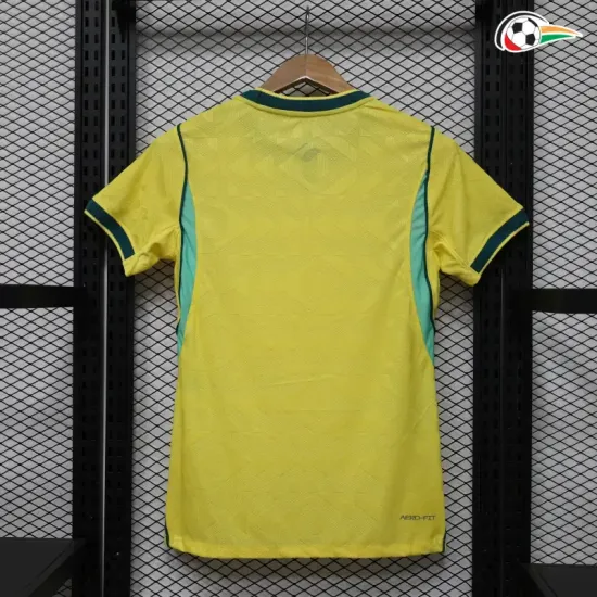 Camisa Titular Versão Jogador Feminina Brasil Copa do Mundo 2026 Amarelo