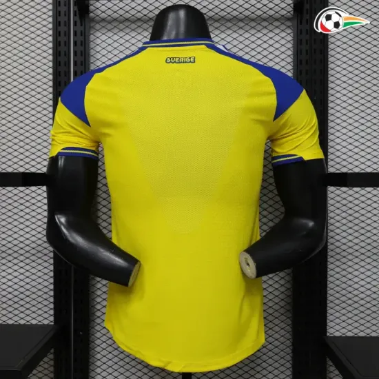Camisa Titular Versão Jogador Suecia Copa do Mundo 2026 Amarelo