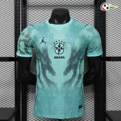 Camisa de Goleiro Versão Jogador Brasil Copa do Mundo 2026 Verde Menta