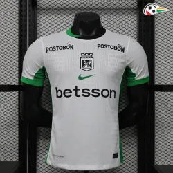 Camisa Reserva Versão Jogador Atlético Nacional 2026/2027 Branco/Verde