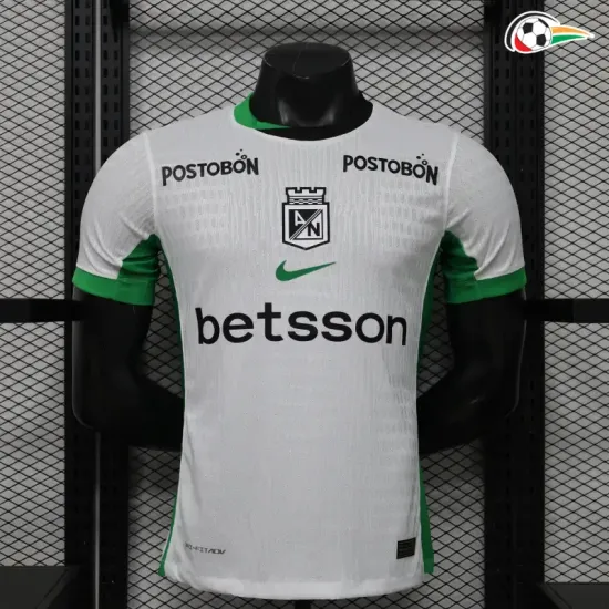 Camisa Reserva Versão Jogador Atlético Nacional 2026/2027 Branco/Verde