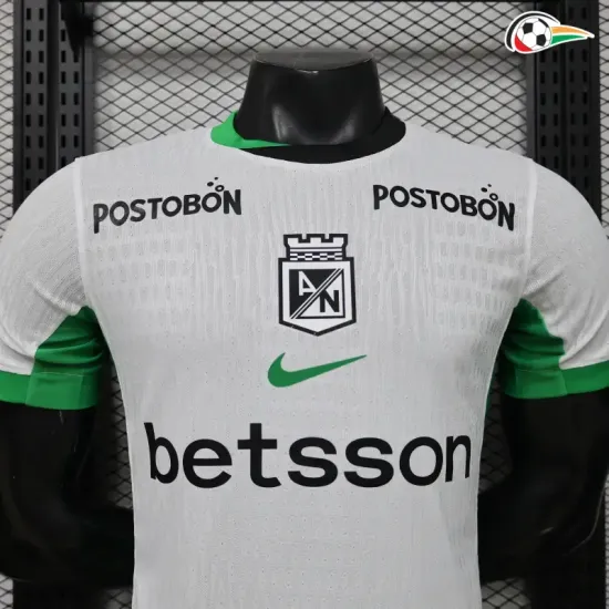 Camisa Reserva Versão Jogador Atlético Nacional 2026/2027 Branco/Verde