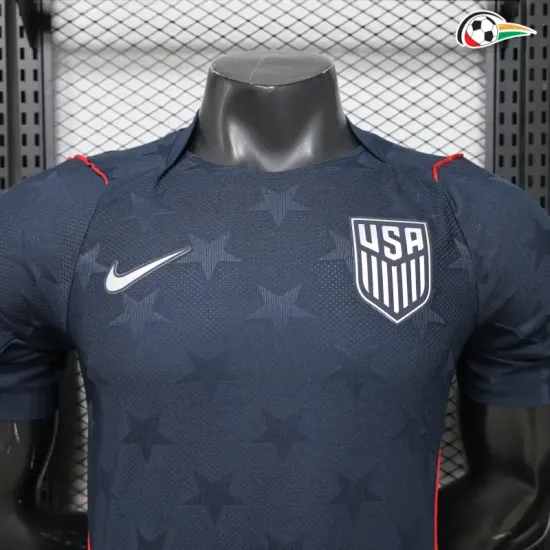 Camisa Reserva Versão Jogador EE.UU Copa do Mundo 2026 Preto