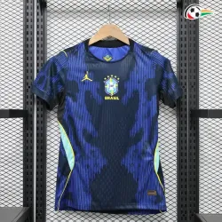 Camisa Reserva Versão Jogador Feminina Brasil Copa do Mundo 2026 Azul