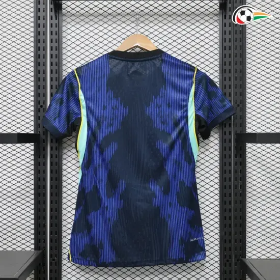 Camisa Reserva Versão Jogador Feminina Brasil Copa do Mundo 2026 Azul