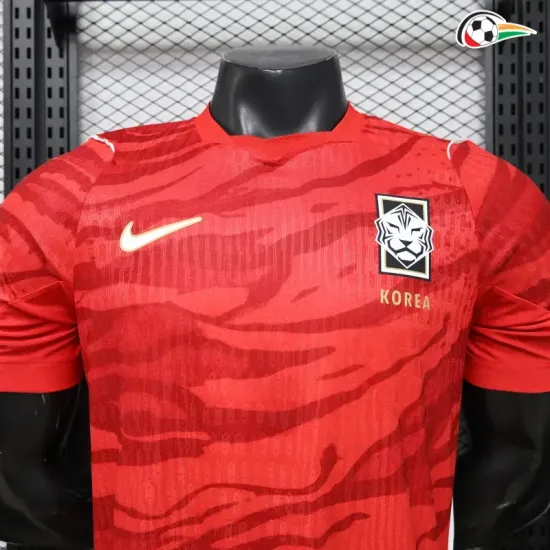 Camisa Titular Versão Jogador Corea del Sur Copa do Mundo 2026 Vermelho