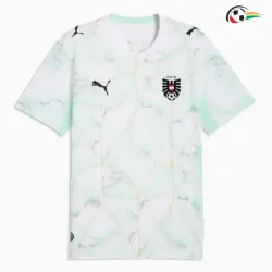 Camisa Reserva Austria Copa do Mundo 2026 Branco