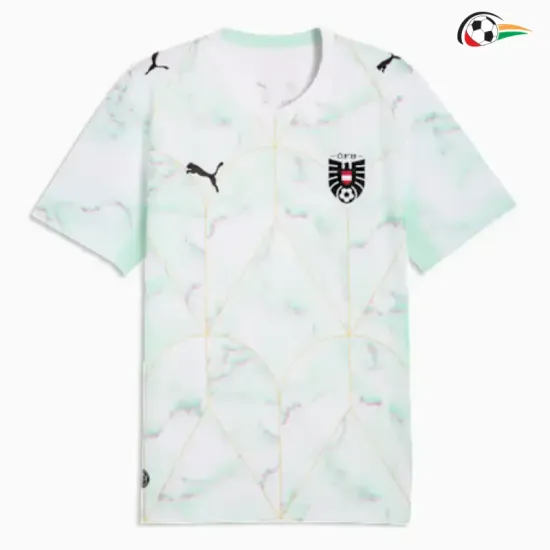 Camisa Reserva Austria Copa do Mundo 2026 Branco