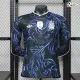 Camisa Reserva Versão Jogador Argentina Copa do Mundo 2026 Preto/Azul com FIFA2022 Manga Longa