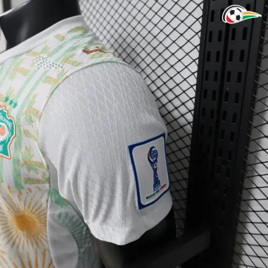 Camisa Reserva Versão Jogador Costa de Marfil Copa do Mundo 2026 Branco