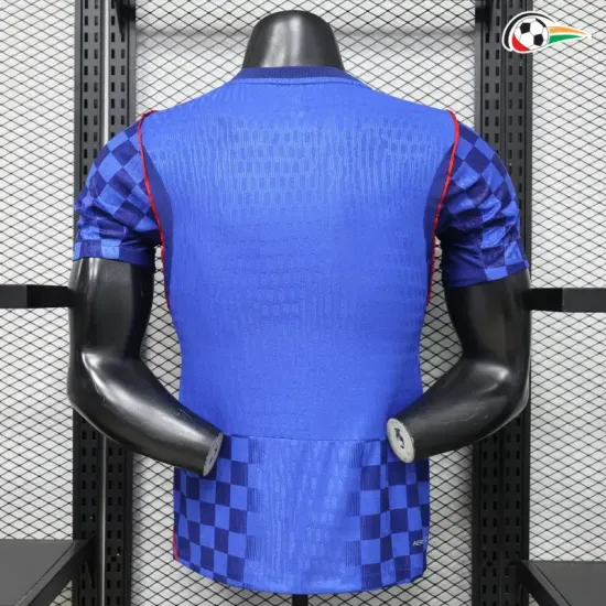 Camisa Reserva Versão Jogador Croacia Copa do Mundo 2026 Azul