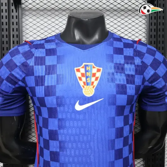 Camisa Reserva Versão Jogador Croacia Copa do Mundo 2026 Azul