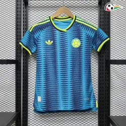 Camisa Reserva Versão Jogador Feminina Colombia Copa do Mundo 2026 Azul