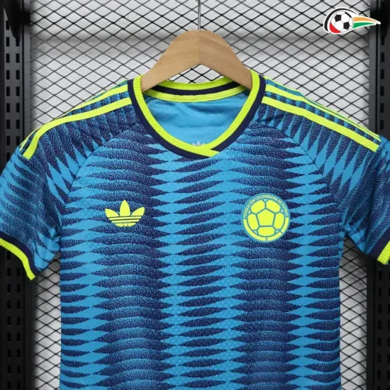 Camisa Reserva Versão Jogador Feminina Colombia Copa do Mundo 2026 Azul