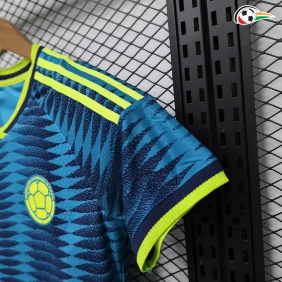 Camisa Reserva Versão Jogador Feminina Colombia Copa do Mundo 2026 Azul
