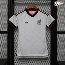 Camisa Reserva Versão Jogador Feminina México Copa do Mundo 2026 Branco