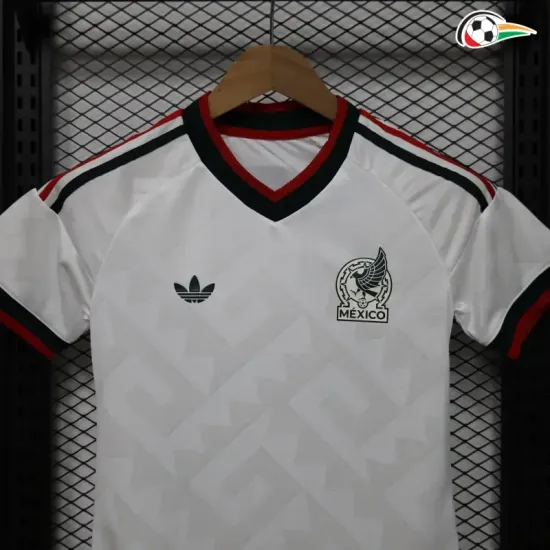 Camisa Reserva Versão Jogador Feminina México Copa do Mundo 2026 Branco