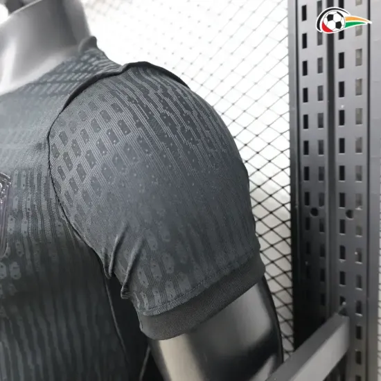 Camisa Reserva Versão Jogador Noruega Copa do Mundo 2026 Preto
