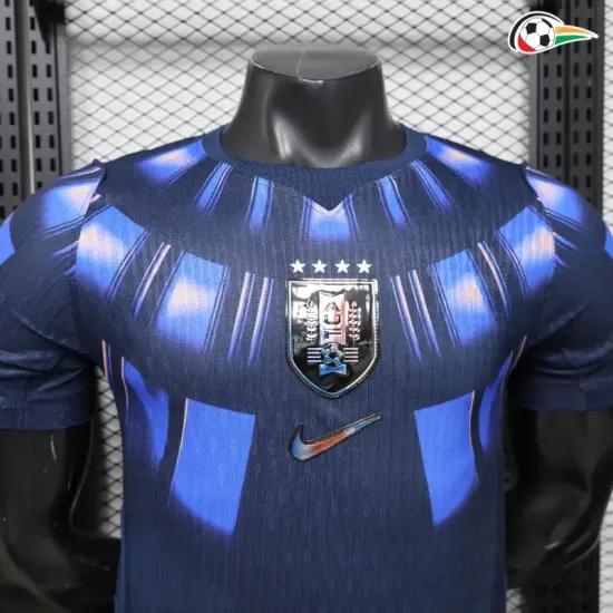Camisa Reserva Versão Jogador Uruguay Copa do Mundo 2026 Azul Escuro