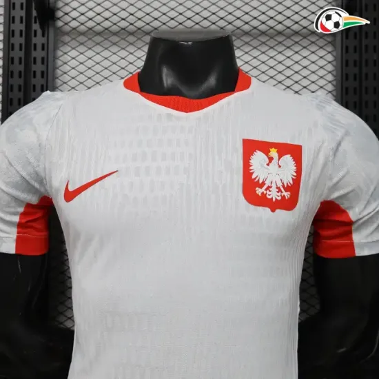 Camisa Titular Versão Jogador Polonia Copa do Mundo 2026 Branco