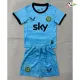 Camisa de Goleiro Titular Infantil Irland Copa do Mundo 2026 Azul