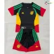 Camisa Infantil Jamaica x Bob Marley 2026 Pré-Corrida Preto/Amarelo/Vermelho