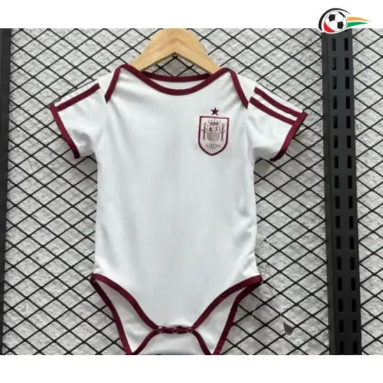 Camisa Reserva España Copa do Mundo 2026 Baby Branco