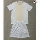 Camisa Reserva Infantil Marruecos Copa do Mundo 2026 Branco/Dourado
