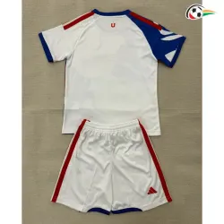 Camisa Reserva Infantil Universidad de Chile 2026/2027 Branco/Azul