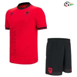 Camisa Titular Infantil Albania Copa do Mundo 2026 Vermelho