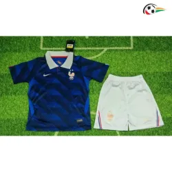 Camisa Titular Infantil Francia Copa do Mundo 2026 Azul/Branco
